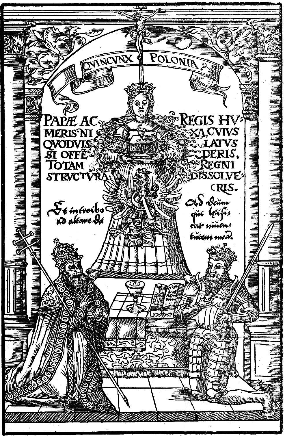 «Квінкункс» (Краків, 1564), впливовий трактат Станіслава Оріховського, оборонця шляхти, в якому автор викладає принципи досконалої держави, що її він ототожнює зі шляхтою