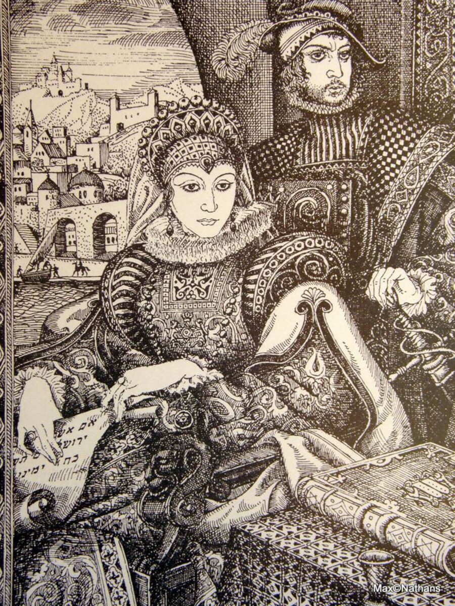 Joseph Nasi, shown with his aunt, the noted heiress/philanthropist Dona Gracia.