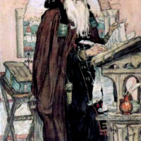 Нестор Літописець  (Іконографічне зображення, 1919 р., Віктор Васнецов, Володимирський собор, Київ)