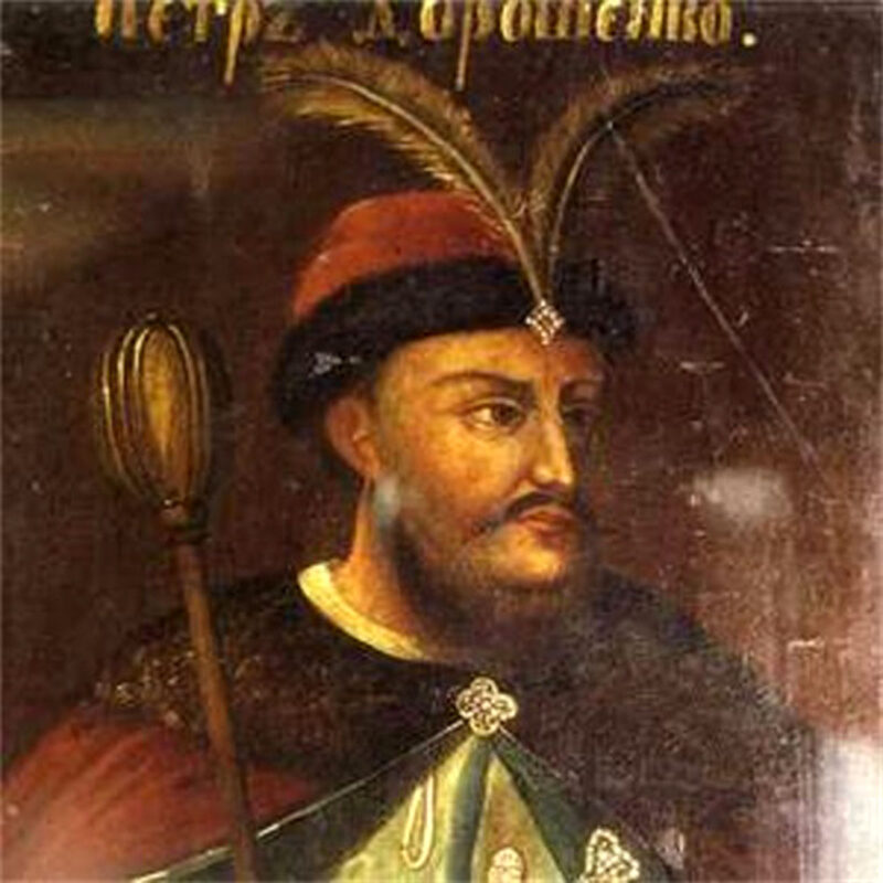 Петро Дорошенко (1627–1698), гетьман Правобережної України (пр. 1665–1676), який віддавав перевагу перебуванню Козацької держави під захистом Османської імперії (Портрет, можливо, поч. XIX ст.)