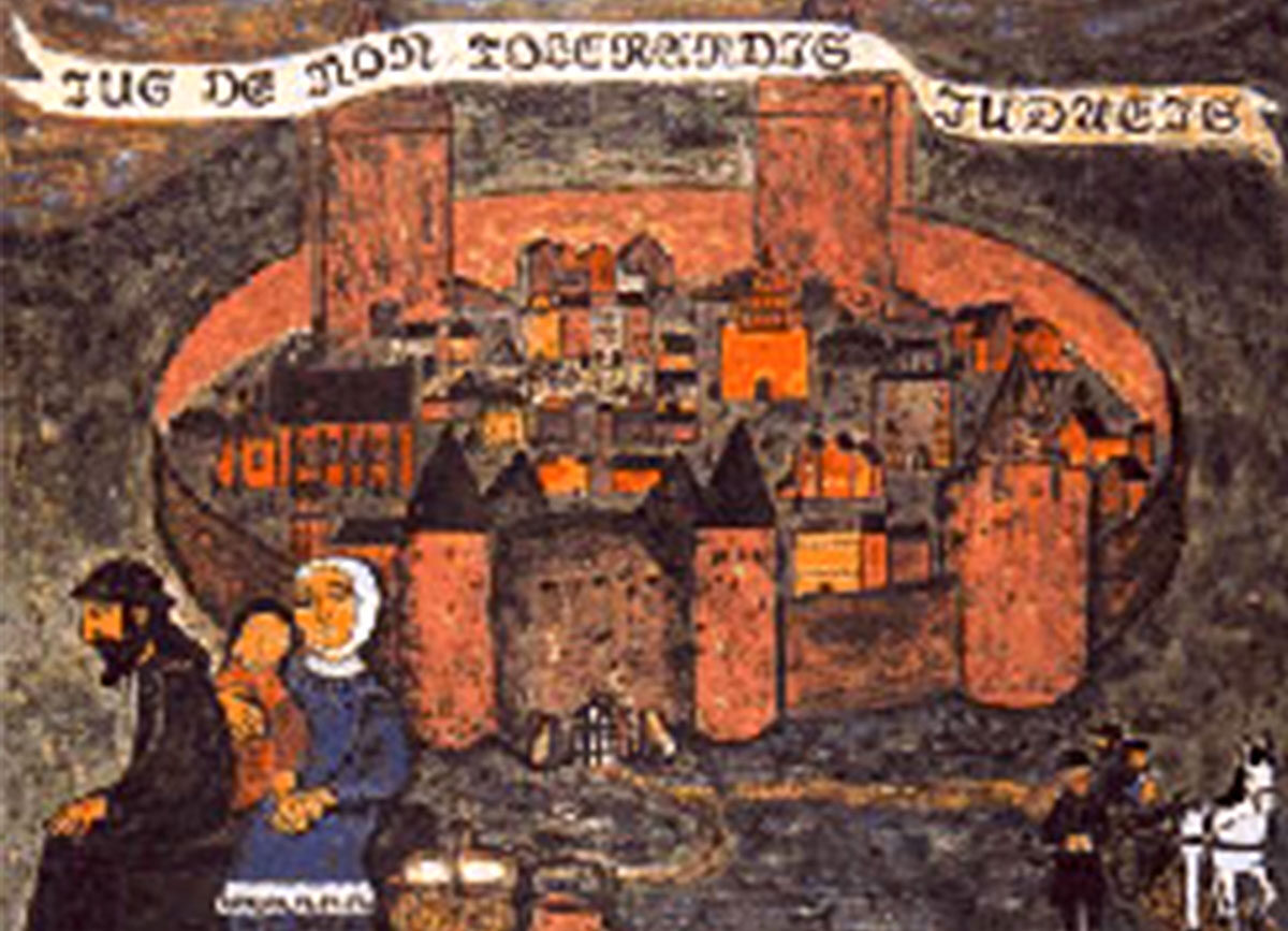 The "privilegium de non tolerandis Judaeis" (the right of the "non-toleration of Jews") was a privilege sometimes granted to Christian burghers in royal towns, which allowed them to prevent Jews from living there.