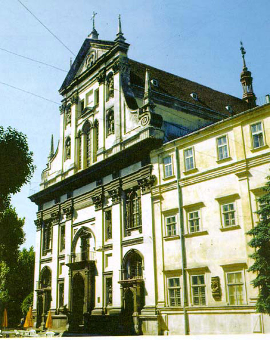 Saints Peter and Paul Garrison Church in Lviv (formerly Jesuit church).