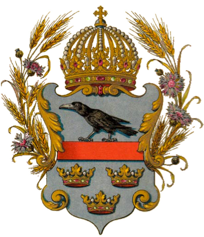 Coat of arms of the Kingdom of Galicia and Lodomeria in the 19th century.