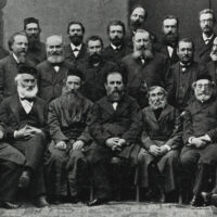 Members of a local branch of the Hovevei Zion movement.