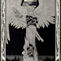 Illustration by E. M. Lilien dedicated to the martyrs of Kishinev, 1903.