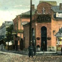 Jewish storefronts in Berdychiv, Ukraine, early 20th century.