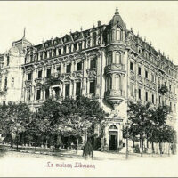 The Libman building housed a fashionable café frequented by the Jewish business and intellectual elite in Odesa.